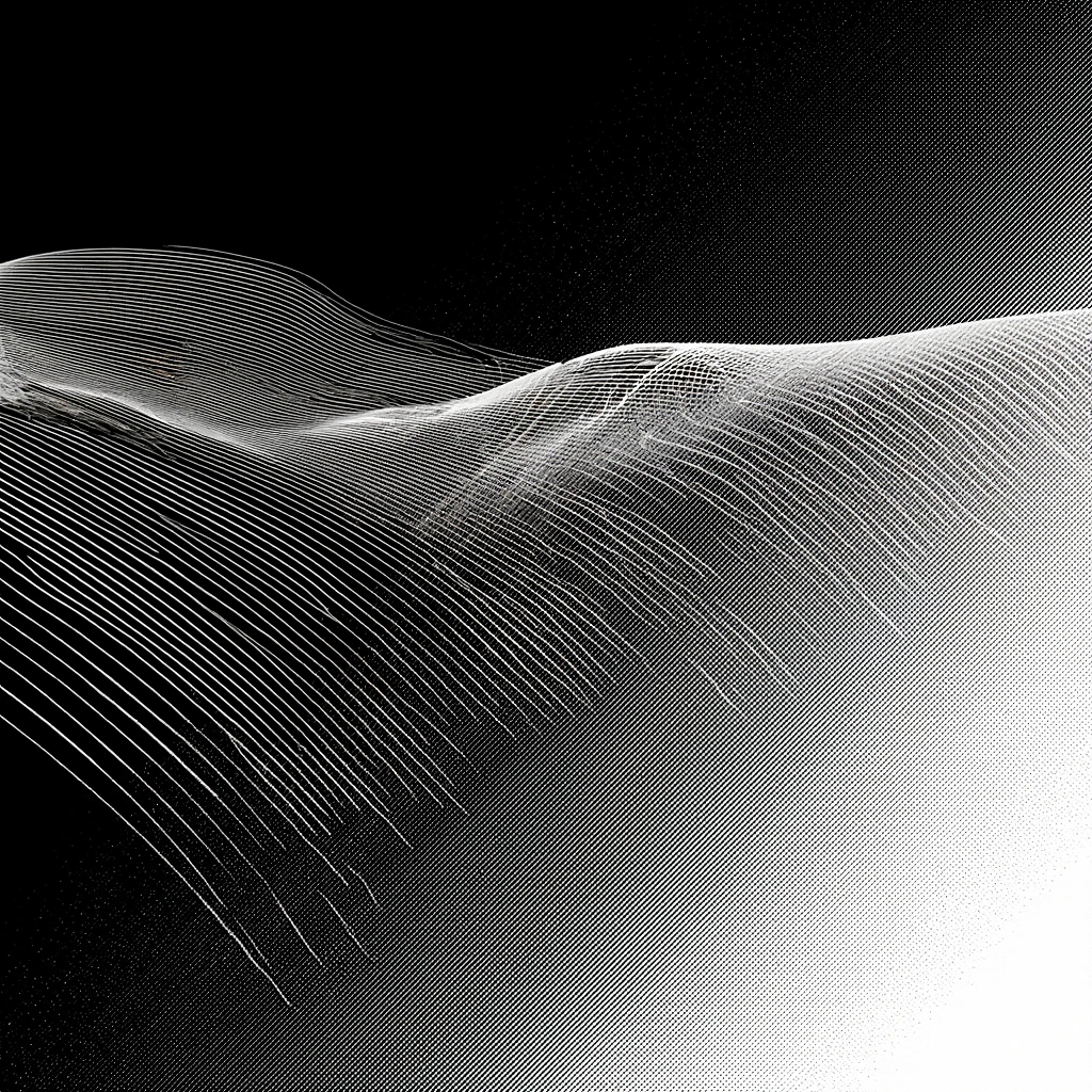 Abstract waves of digital data, flowing like smooth lines through the internet.